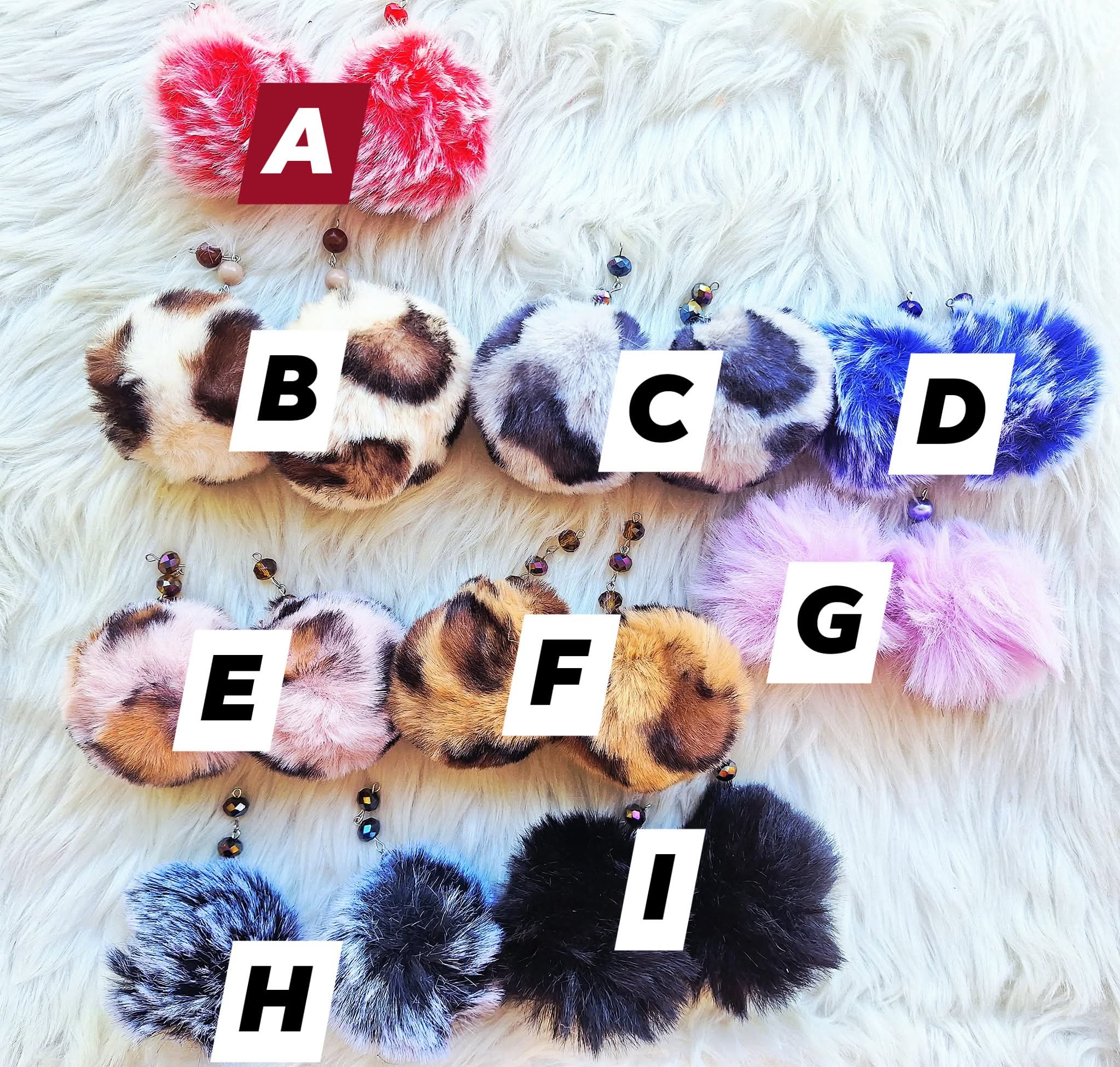 Puff Ball earrings